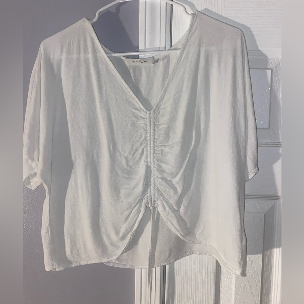 Cute white top, slightly worn